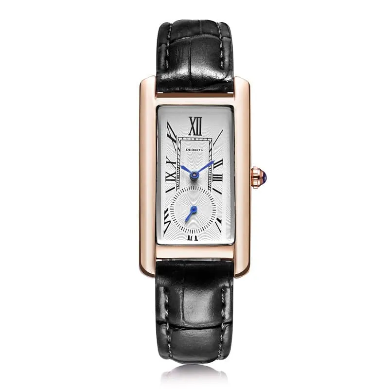 Women's Rectangular Dial Elegant Watches