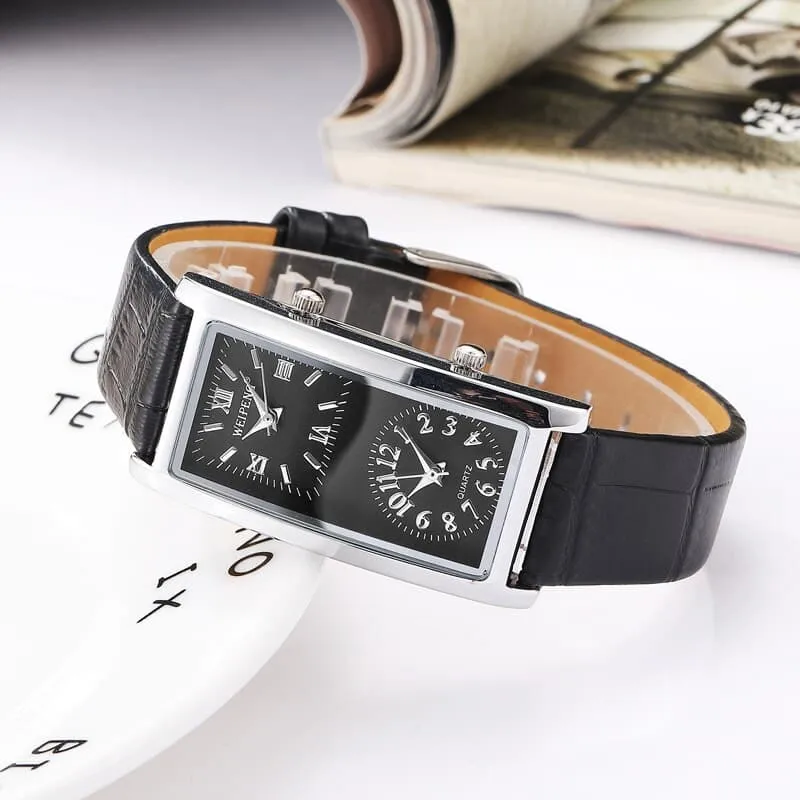 Women's Rectangular Dial Elegant Watches