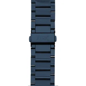 Xeric 22mm 3-Link SS Bracelet Blue