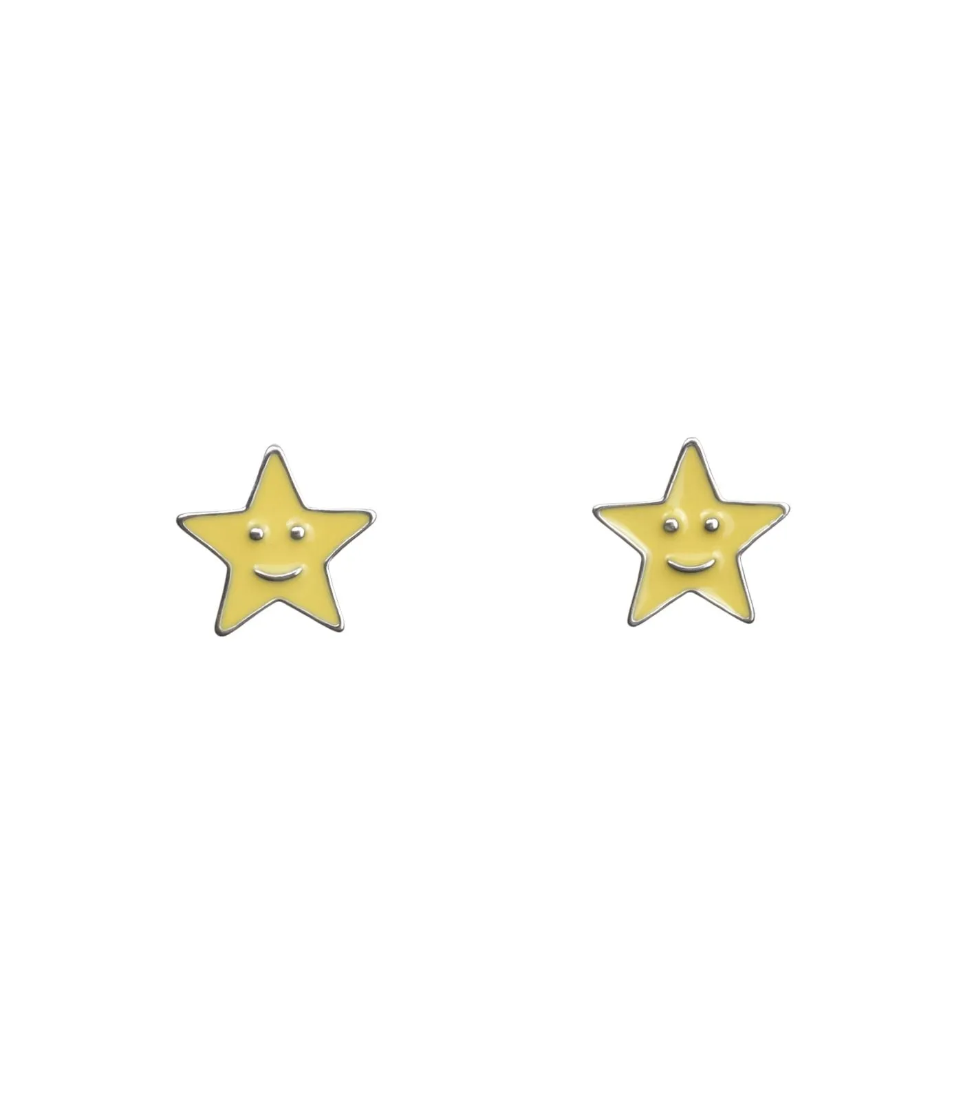 Yellow Star Tops (Silver)