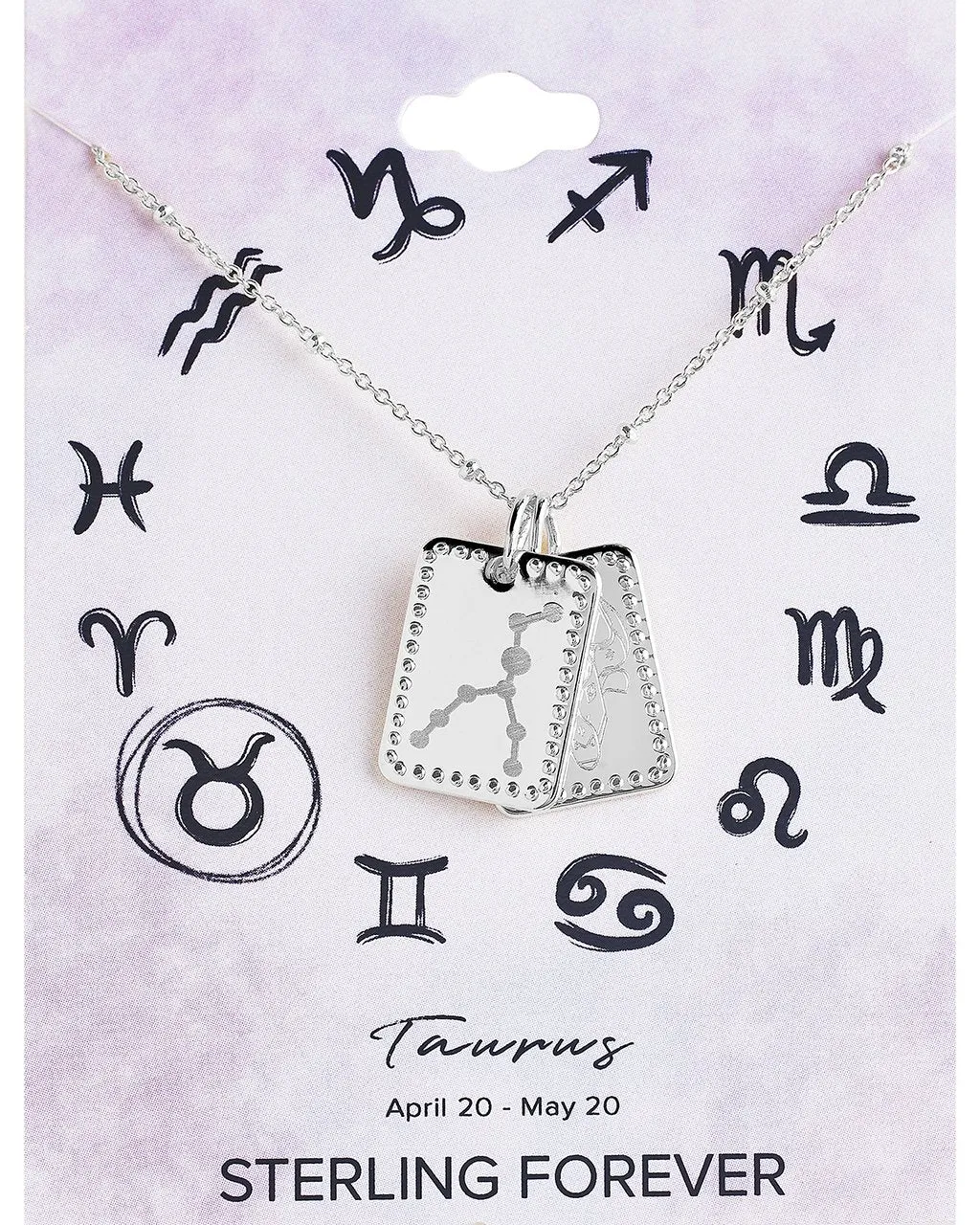Zodiac Tag Necklace